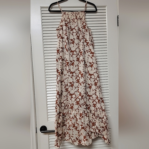 Universal Thread - Floral Sleeveless Maxi Dress With Adjustable Straps & Pockets - Picture 1 of 7